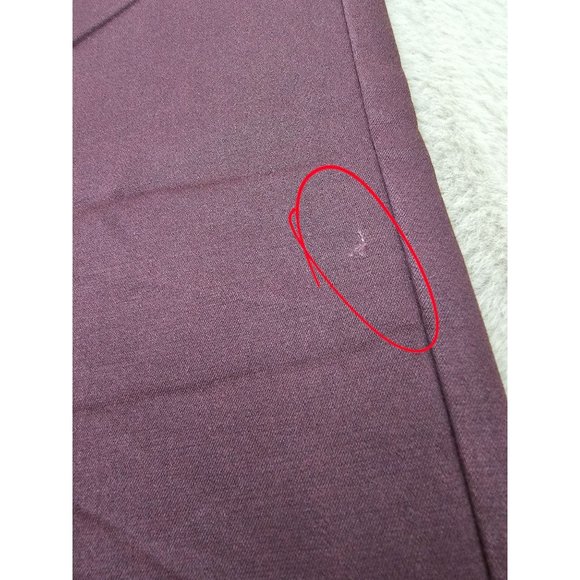 TR Premium Comfort-Fit Casual Stretch Flat Front Burgundy Chino Pants - Picture 10 of 11